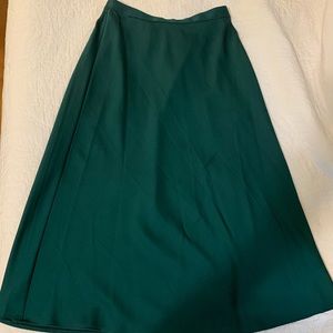 J crew silk skirt